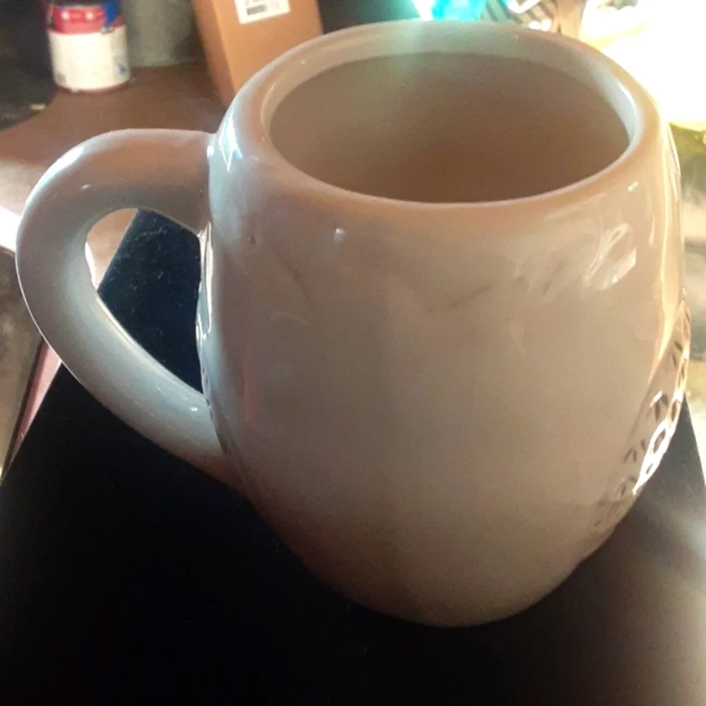 White Owl Ceramic Mug